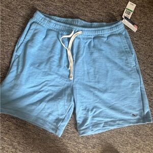 Vineyard Vines Men's Sky Blue Drawstring Athletic Shorts